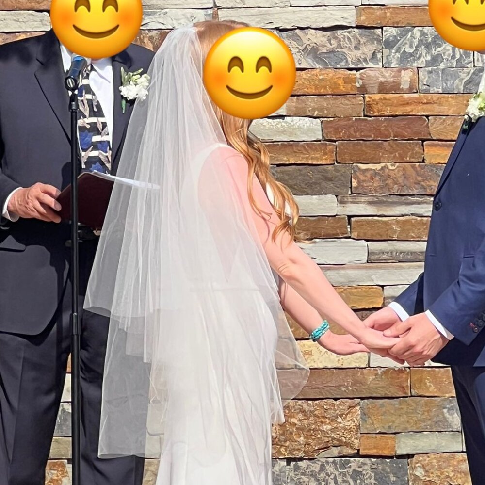 Fingertip Length Circle Cut Veil - bundle for discount!
